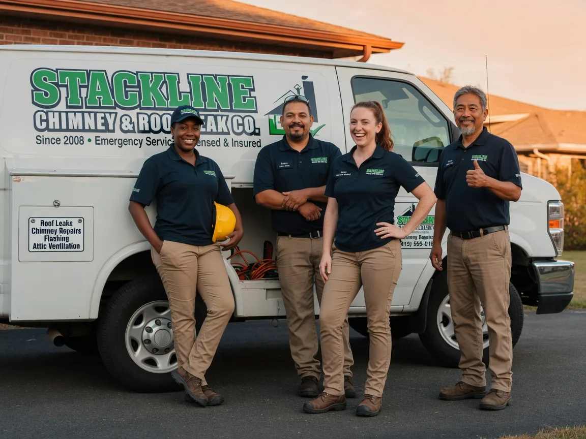 Chimney flashing repair company in Covington, TX